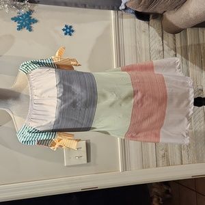 NWOT Chicme Women's sz M Multicolored Striped mini Dress